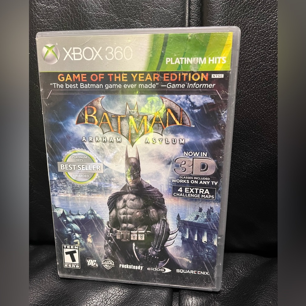 Microsoft Xbox 360 Green and Black Video Games Collection